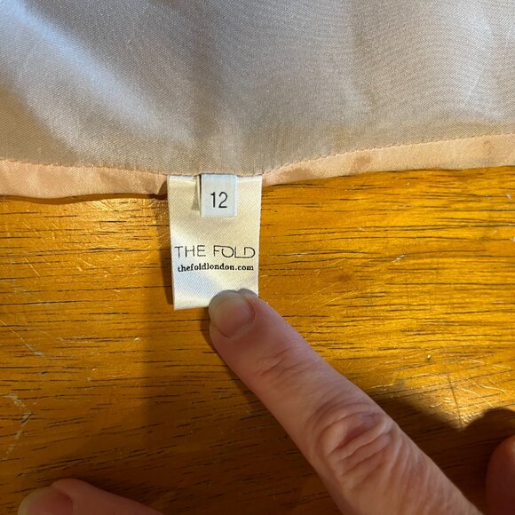 The Fold's Pleated Pencil Skirt in Black Size US 8 - UK 12 - Picture 15 of 16